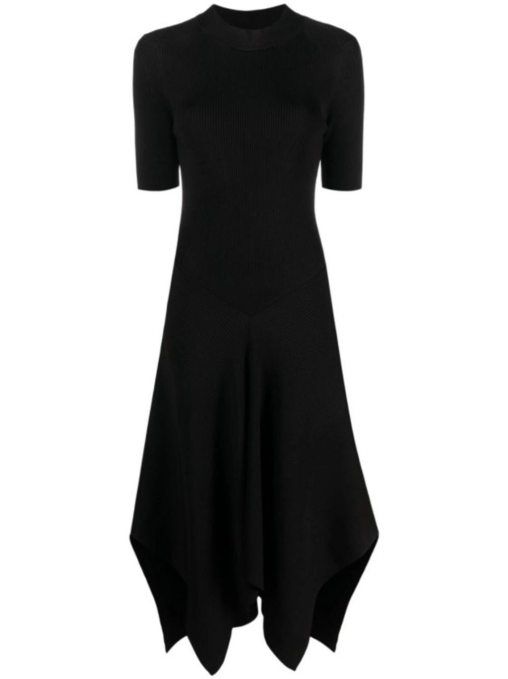 STELLA MCCARTNEY Asymmetric Ribbed In Black Product Image