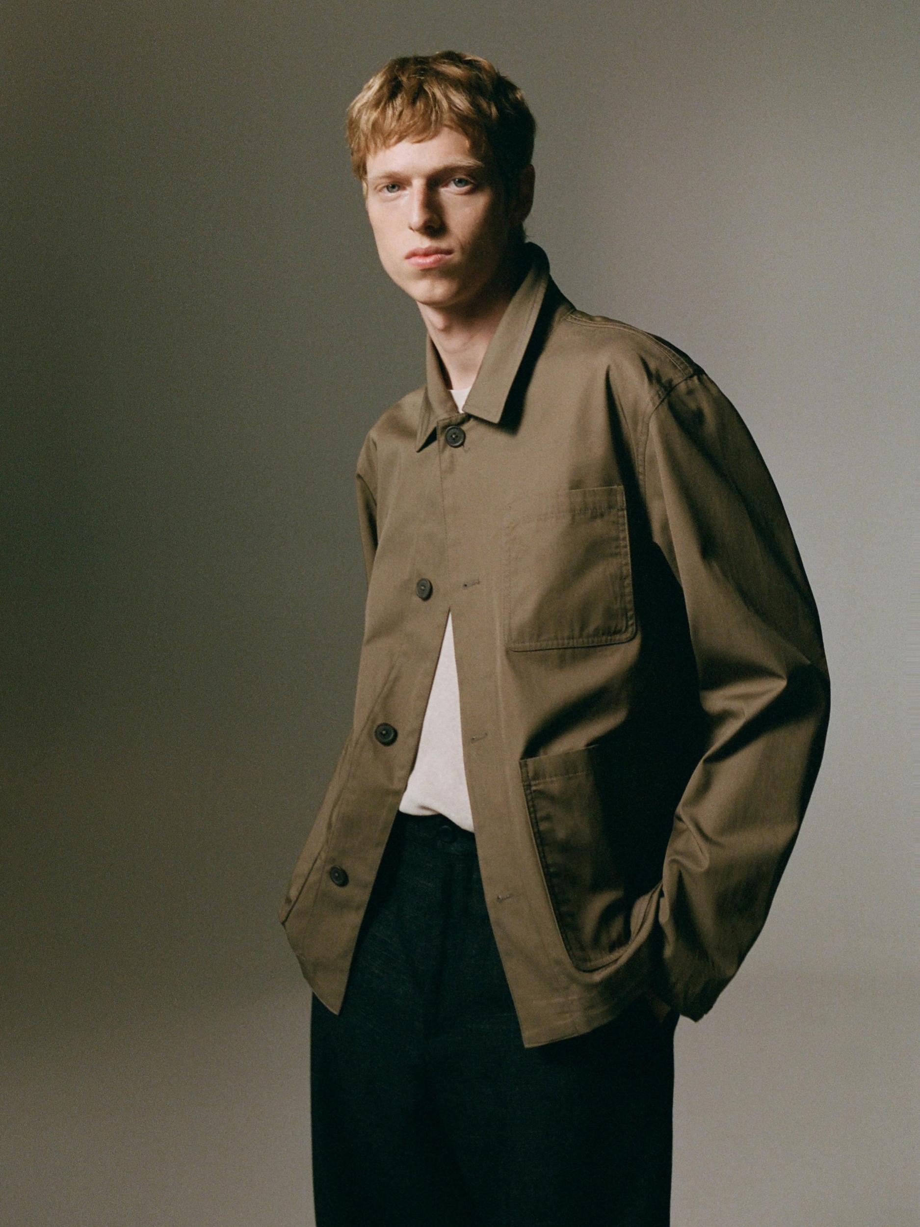 100% cotton jacket with pockets Product Image