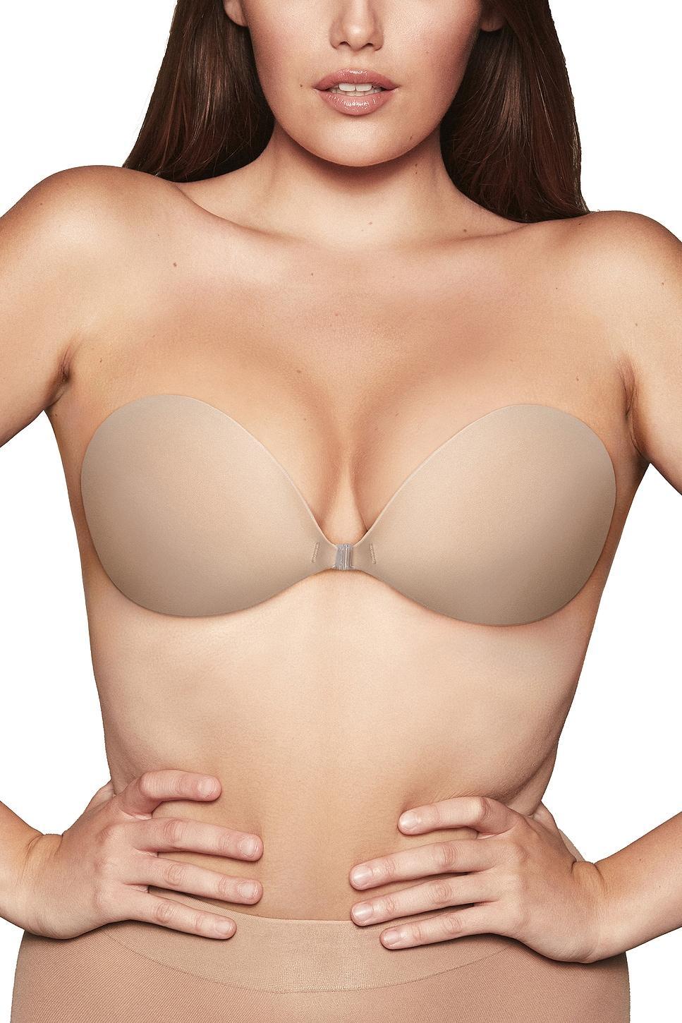 Luxe Push Up Backless Strapless Bra NOOD Product Image