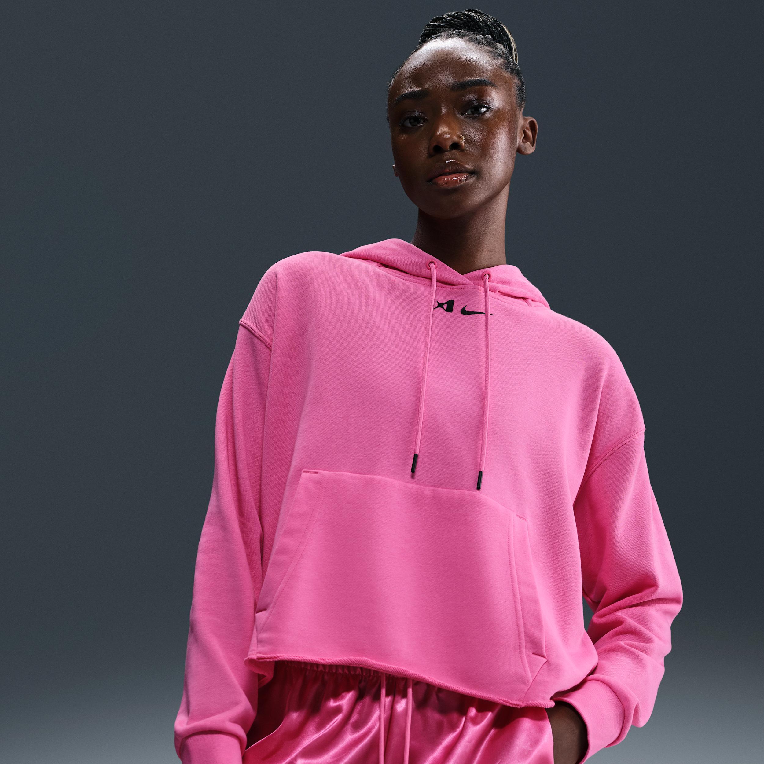 Nike Women's A'ja Wilson Oversized Cropped Basketball Hoodie Product Image