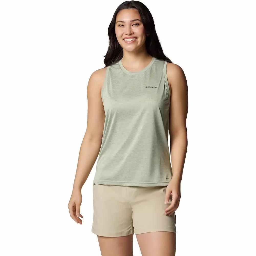 Women's Columbia Bluevista Hill™ Omni-WICK™ Tank Top, Size: XL, Safari Grey Product Image