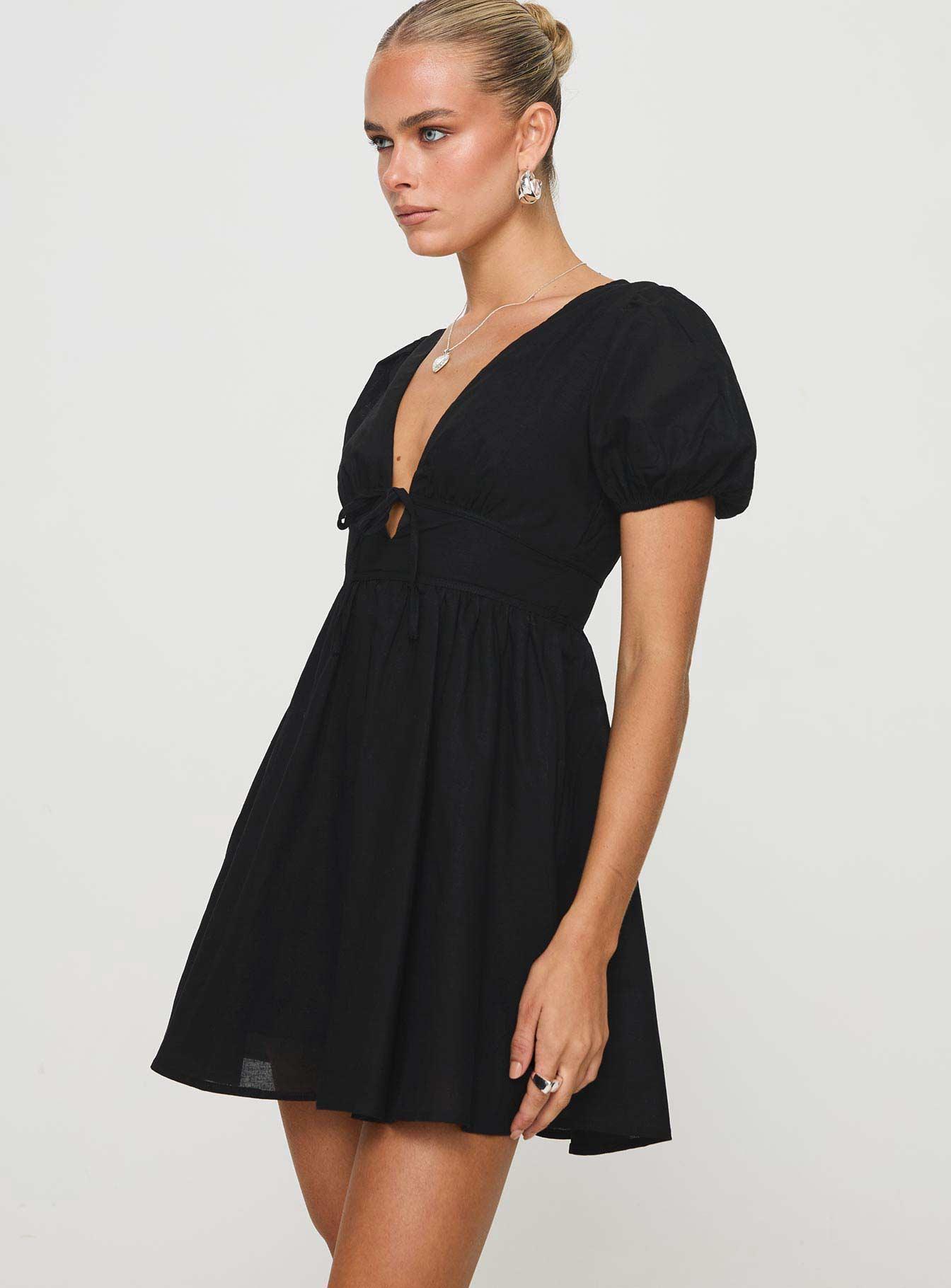Raleigh Mini Dress Black Product Image