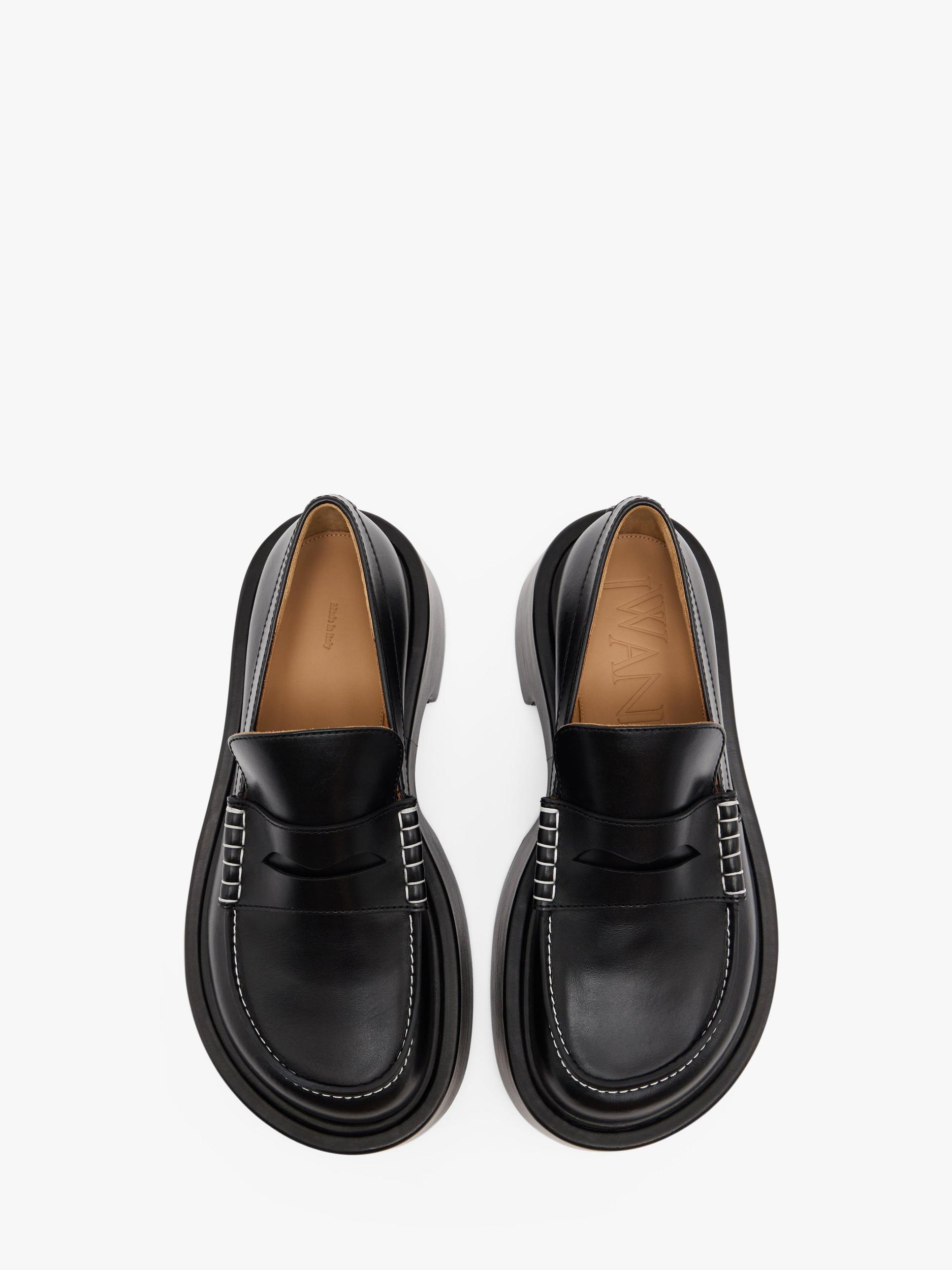LEATHER PLATFORM MOCCASSIN Product Image