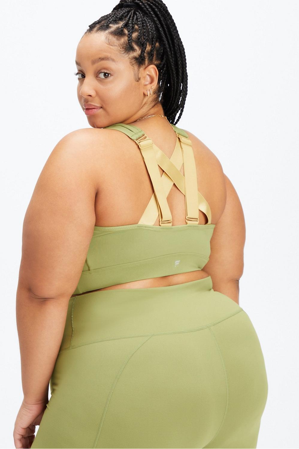 Fabletics Belle High Impact Sports Bra Womens green plus Size 4X Product Image