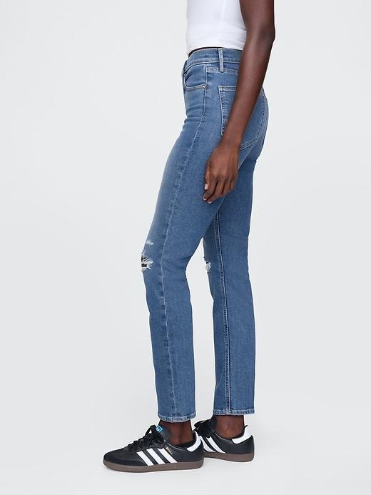 High Rise Vintage Slim Jeans Product Image