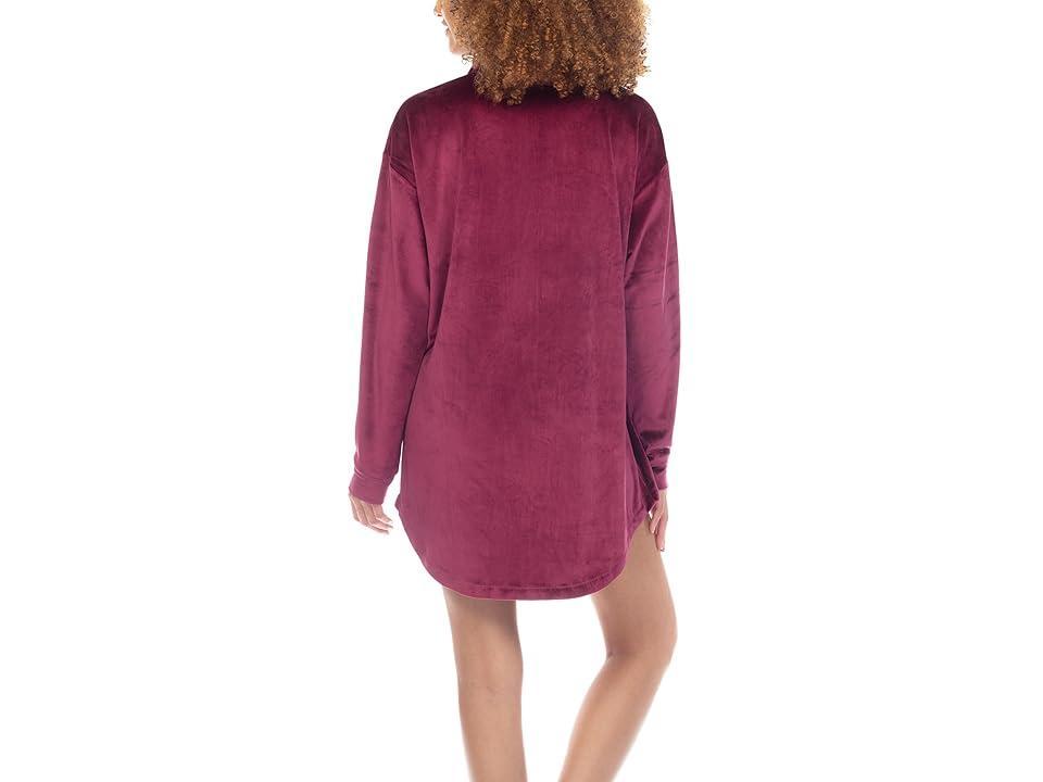 Honeydew Intimates Much Love Velour Sleepshirt (Winterberry) Women's Pajama Product Image