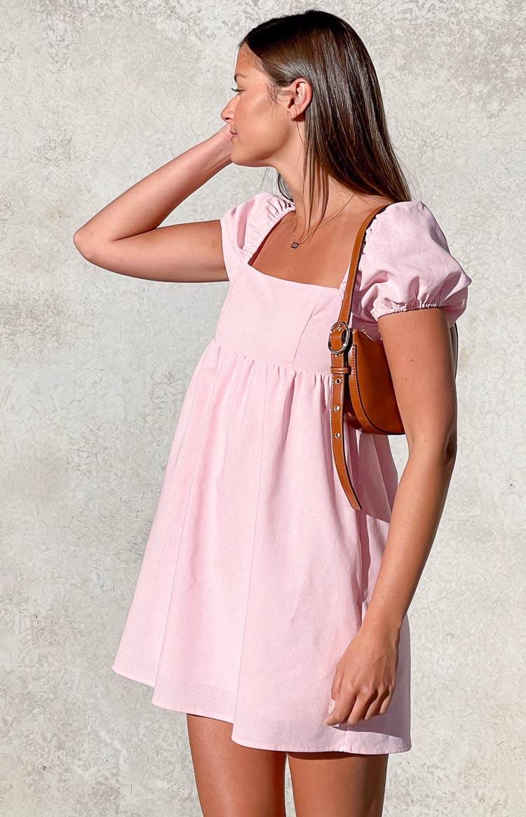 Radient Pink Mini Dress Product Image