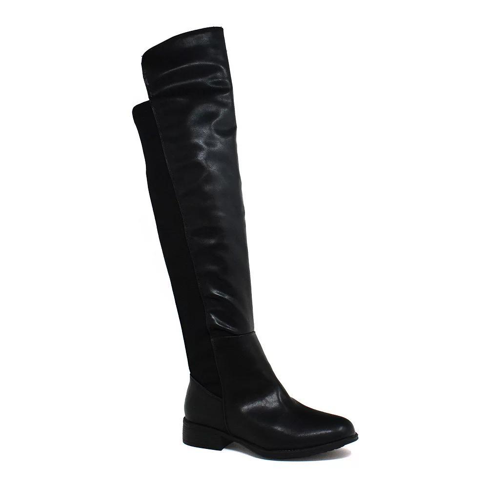 Yoki Erin 12 Women's Over-The-Knee Boots, Size: 6, Brown Product Image