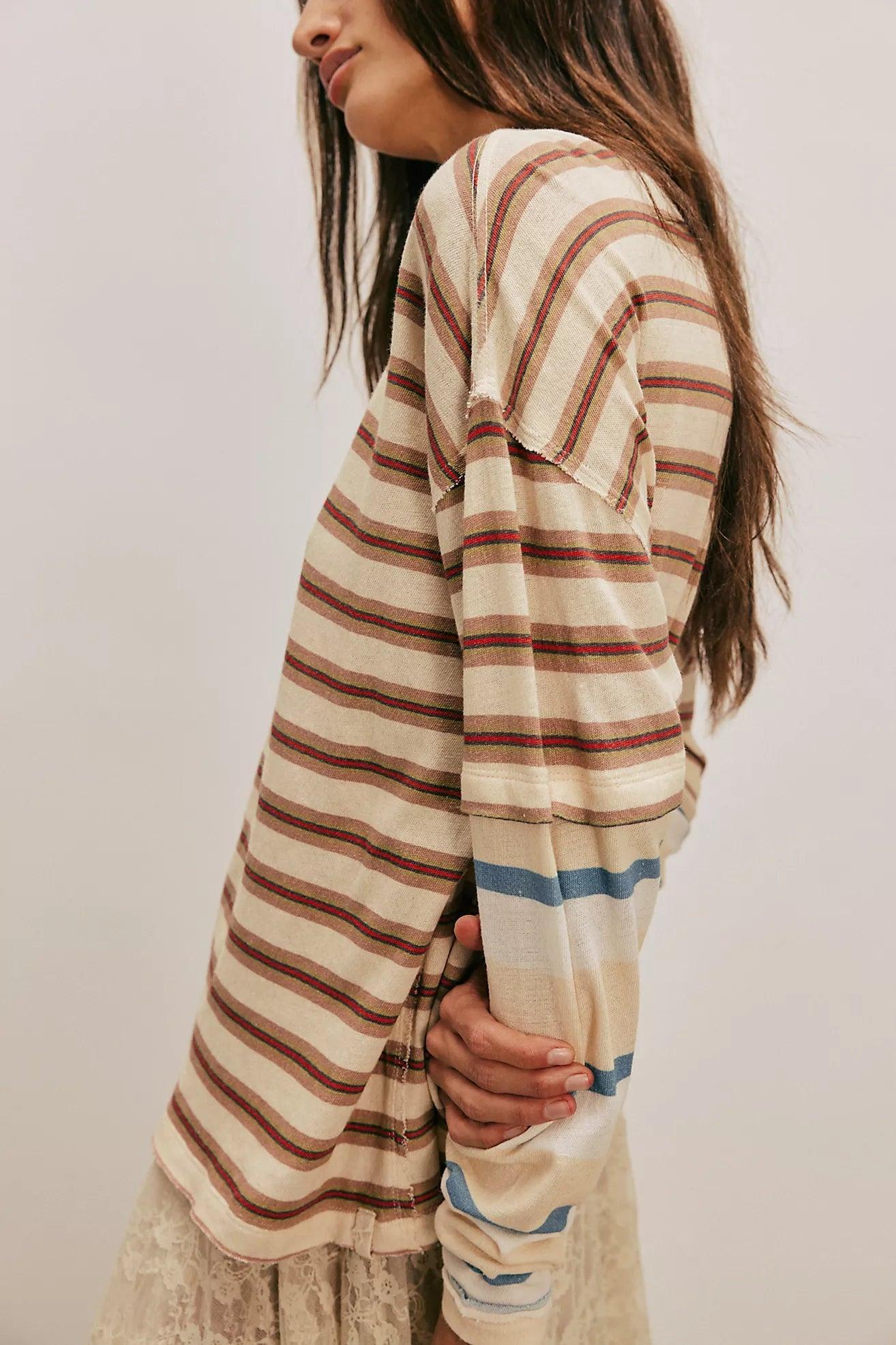 Free People Nina Stripe Long Sleeve Product Image
