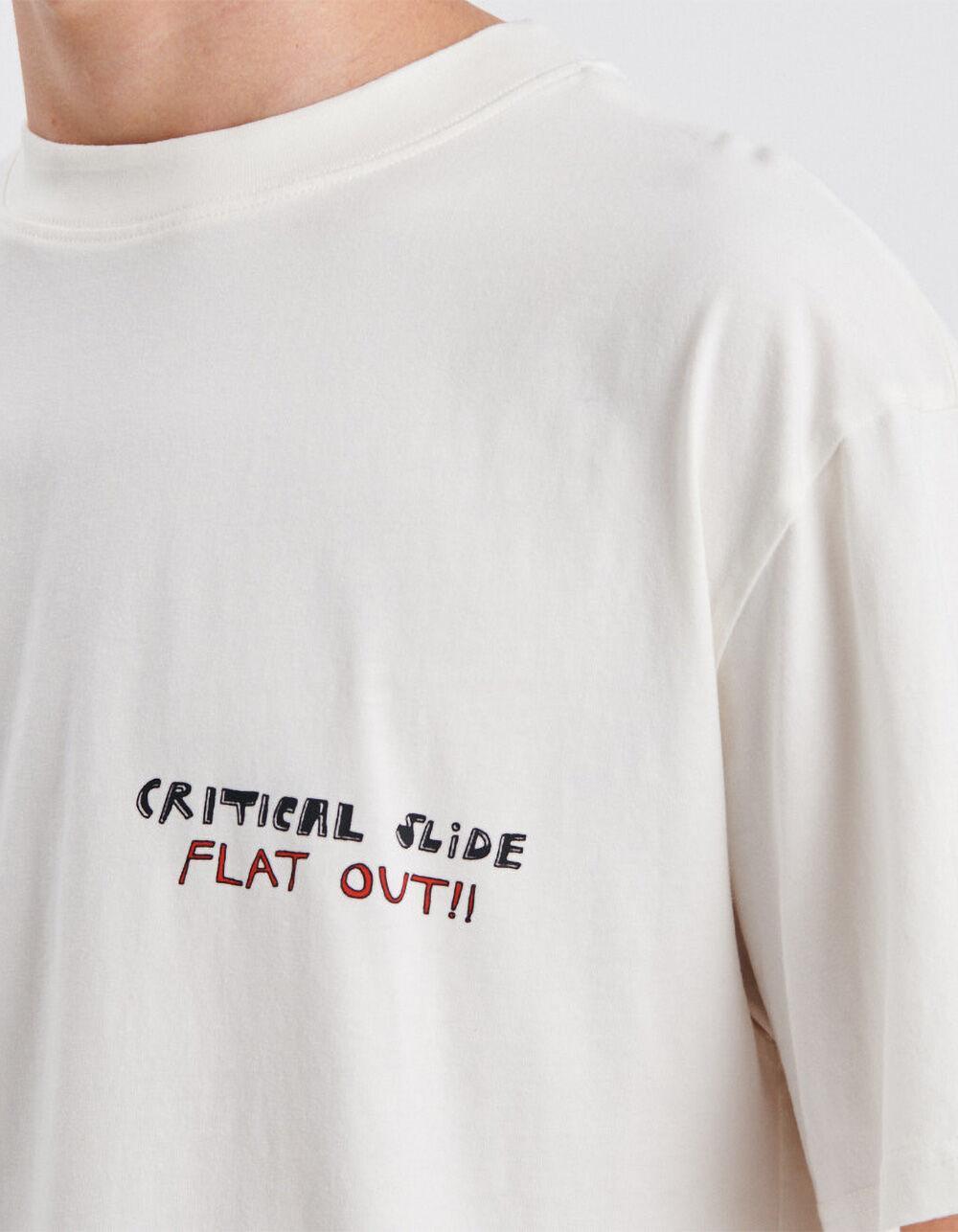 THE CRITICAL SLIDE SOCIETY Flat Out Mens Tee - WHITE Product Image