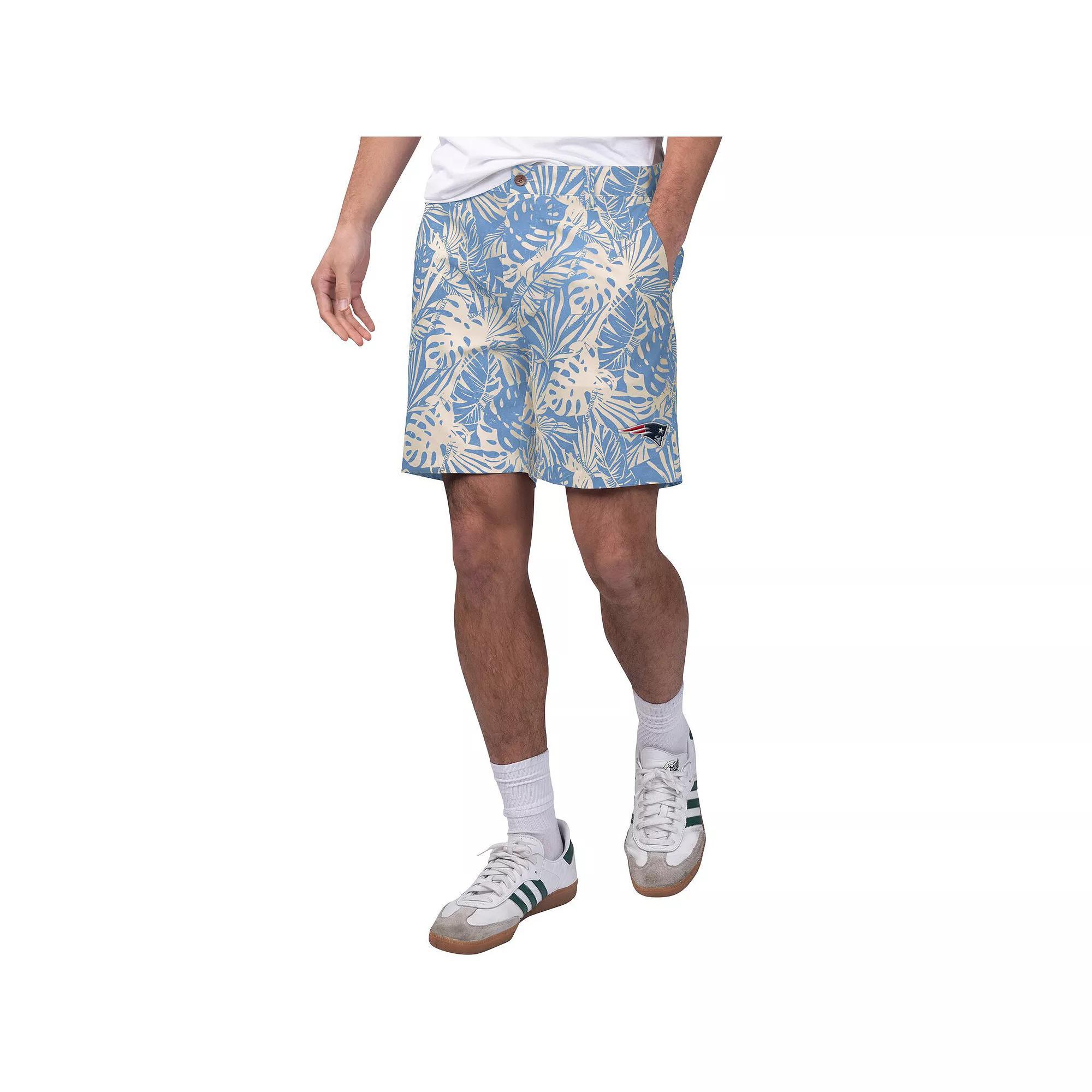 Men's Margaritaville Scarlet San Francisco 49ers Sandwashed Monstera Print Amphib Shorts, Size: 40, Red Product Image