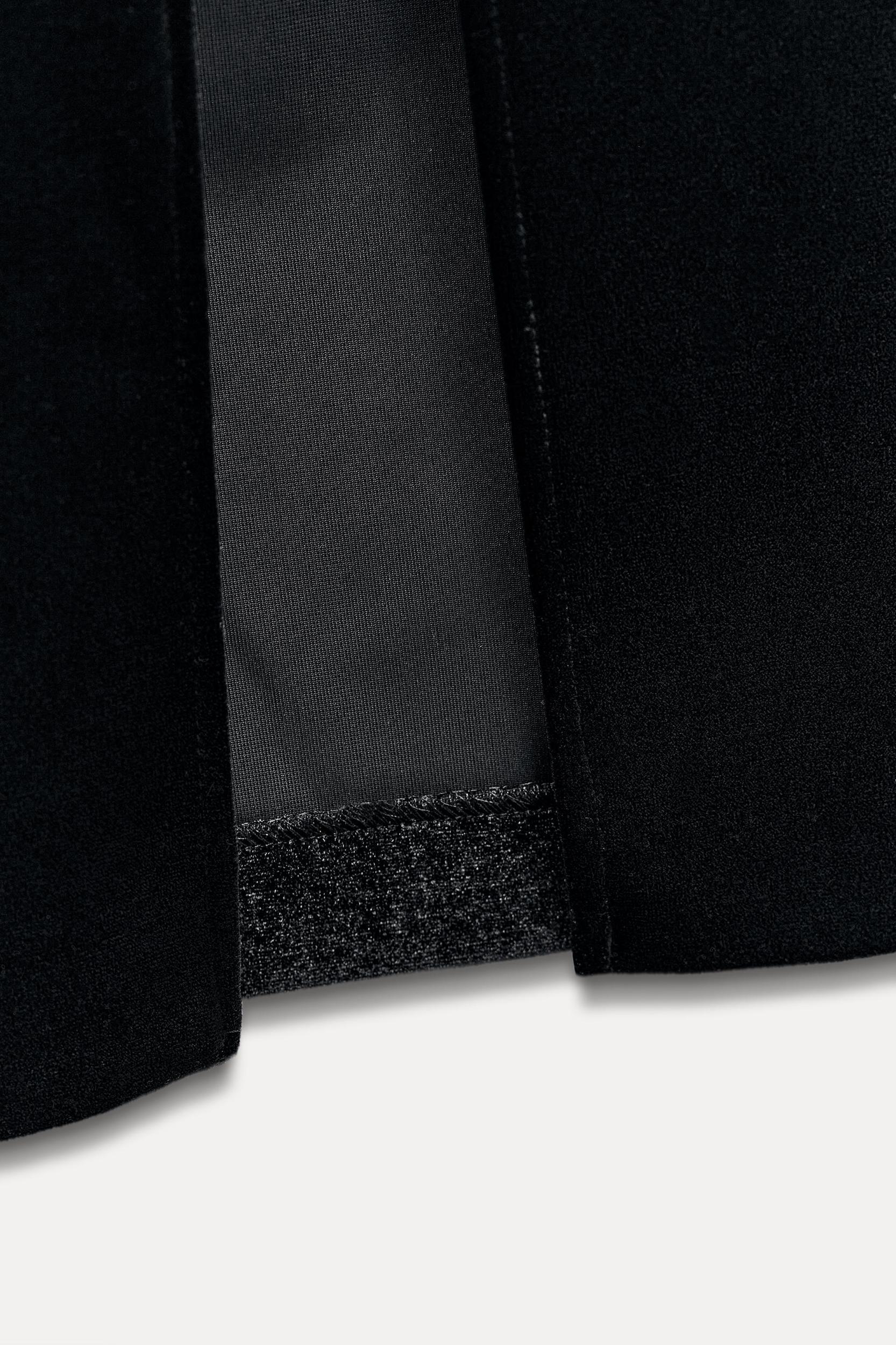 ASYMMETRICAL VELVET DRESS ZW COLLECTION Product Image