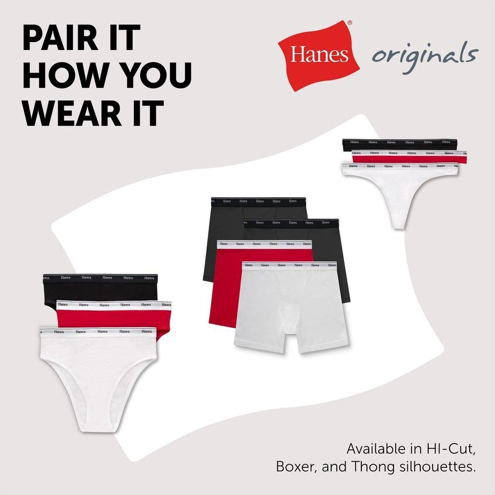Hanes Originals Women's 2pk Stretch Cotton Triangle Bralette MHT102 - Black/Camel XXL: Adjustable Strap, Unlined Cup Product Image