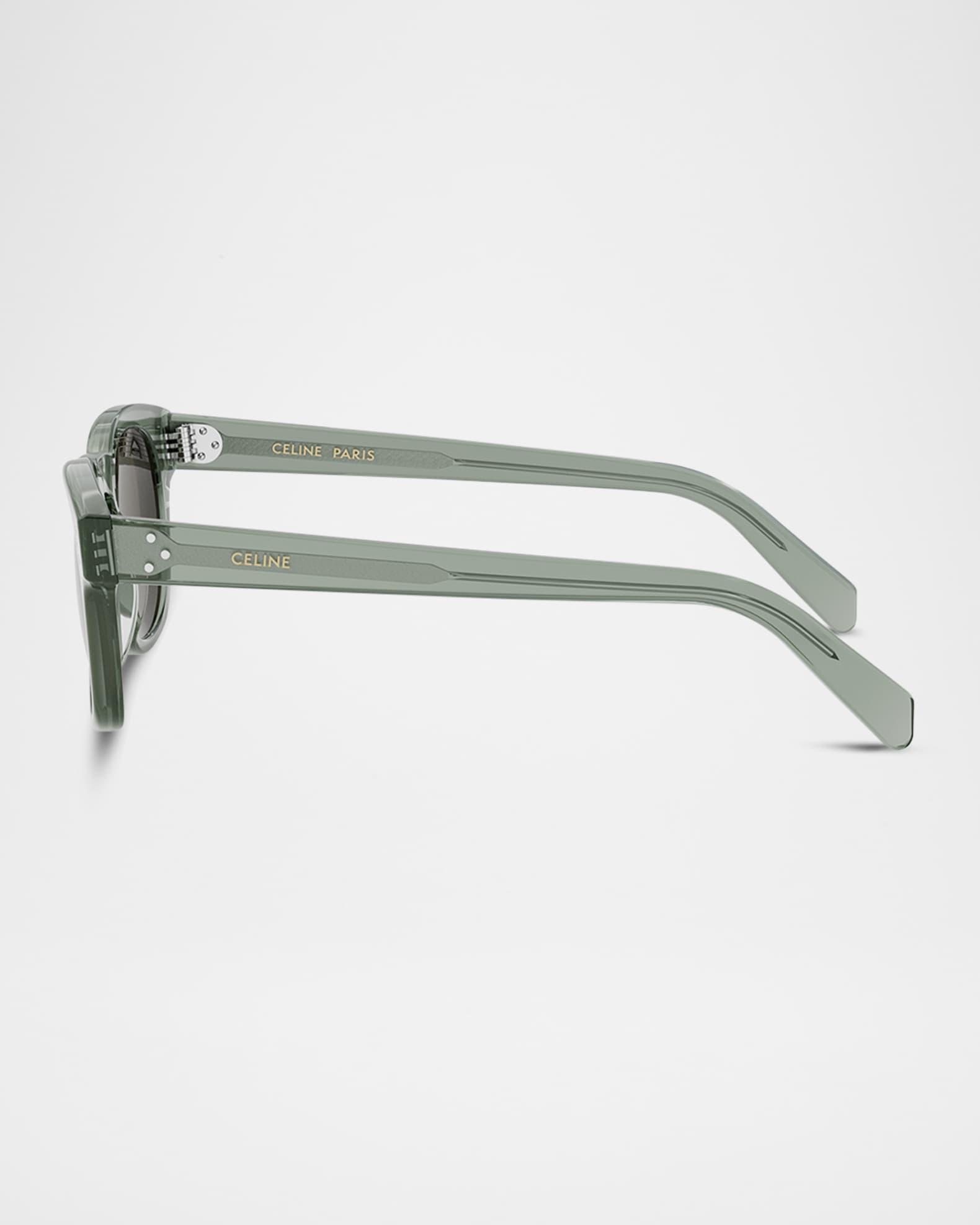 Men's Acetate Round Sunglasses Product Image