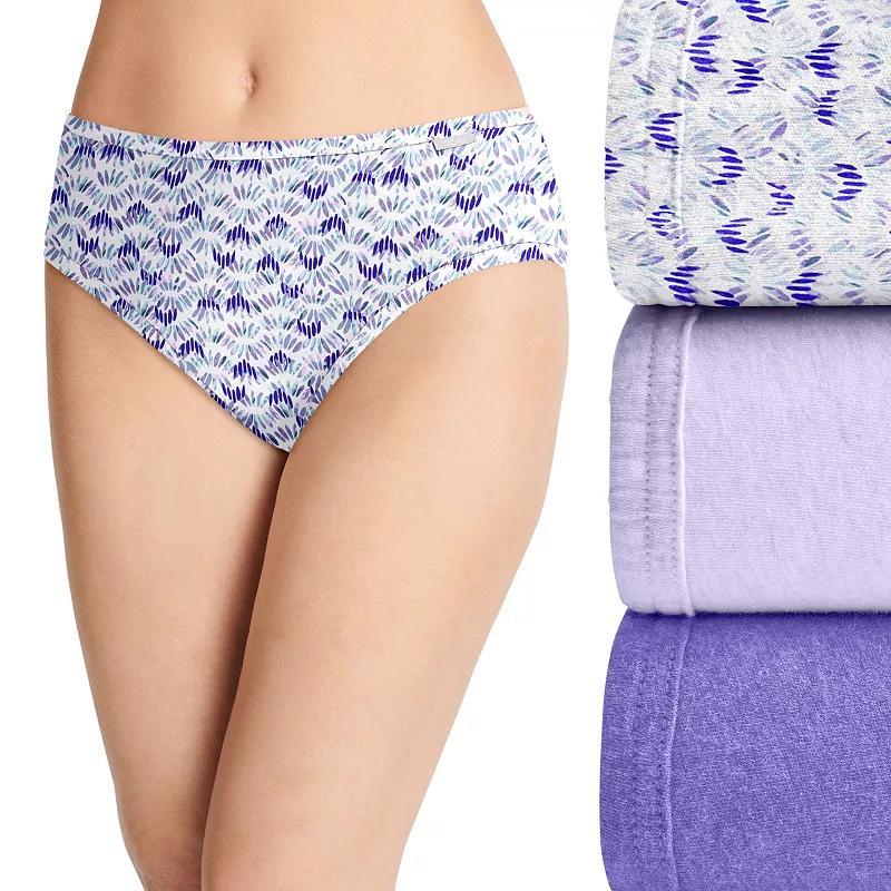 Women's Jockey® Elance 3-Pack Hipster Panty Set 1488, Size: 6, Pretty Meadow Team Product Image