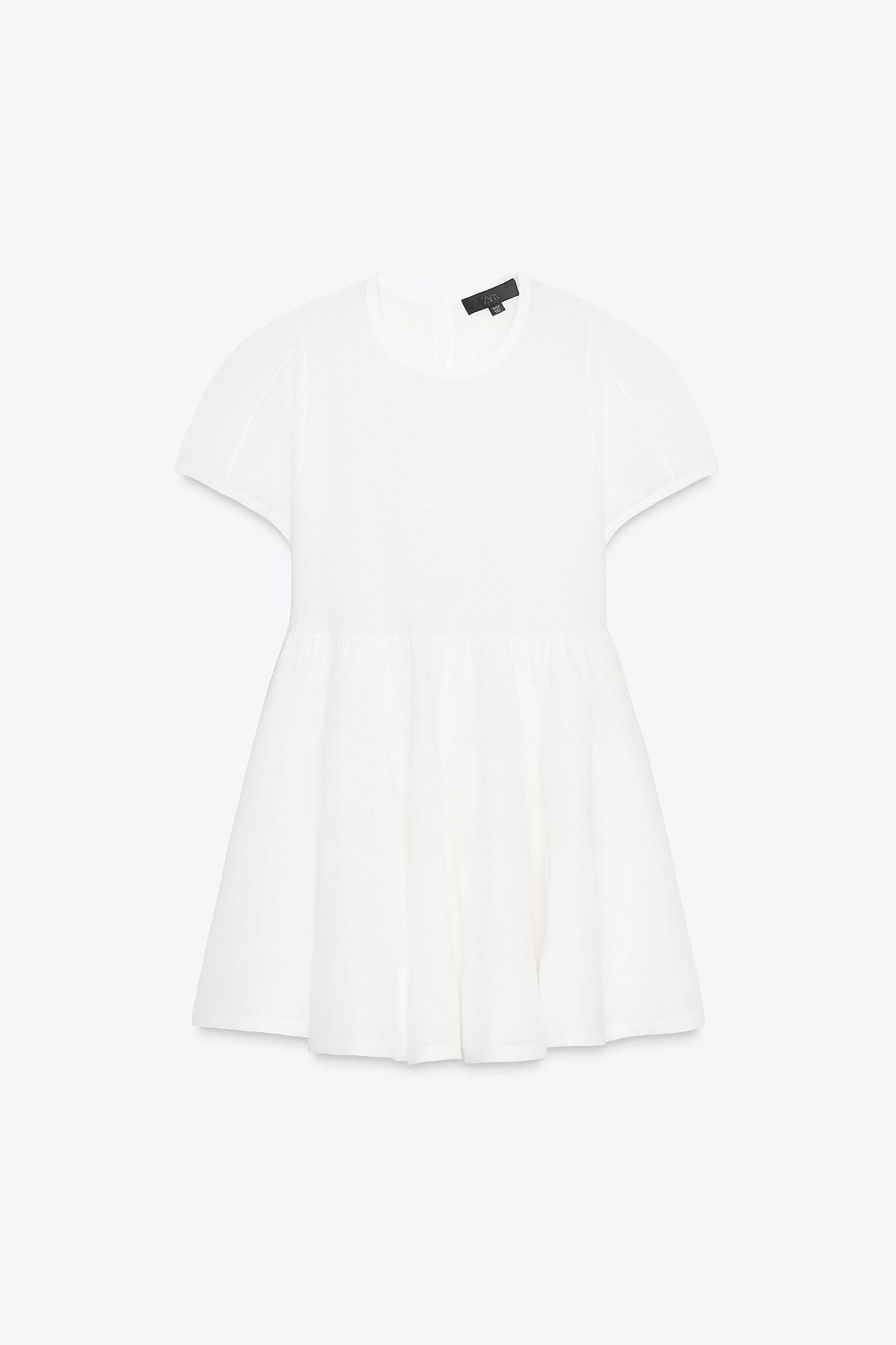 FINE KNIT SHORT PANEL DRESS Product Image