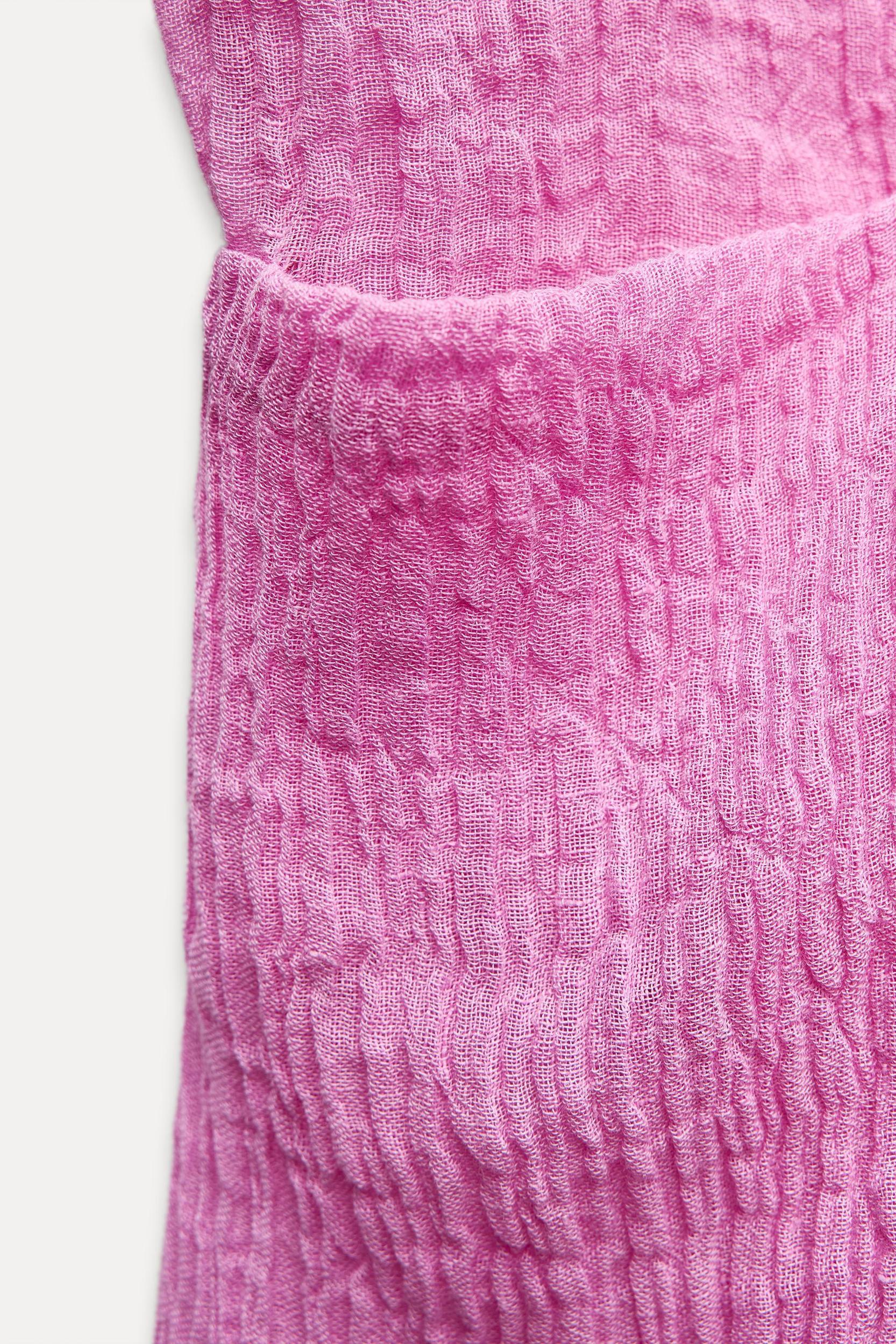 100% LINEN TUNIC DRESS ZW COLLECTION Product Image