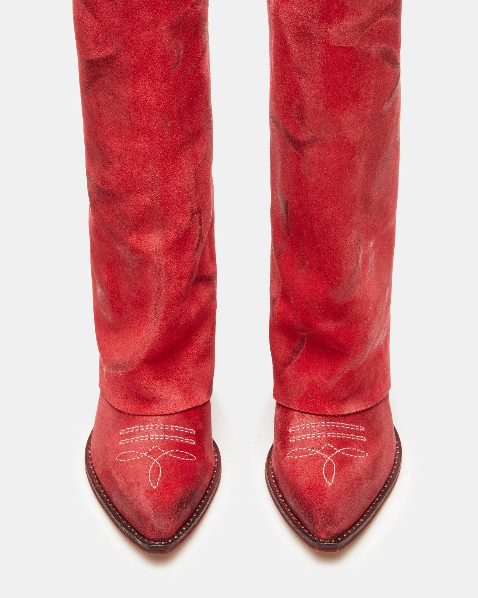 SORVINO RED SUEDE Female Product Image
