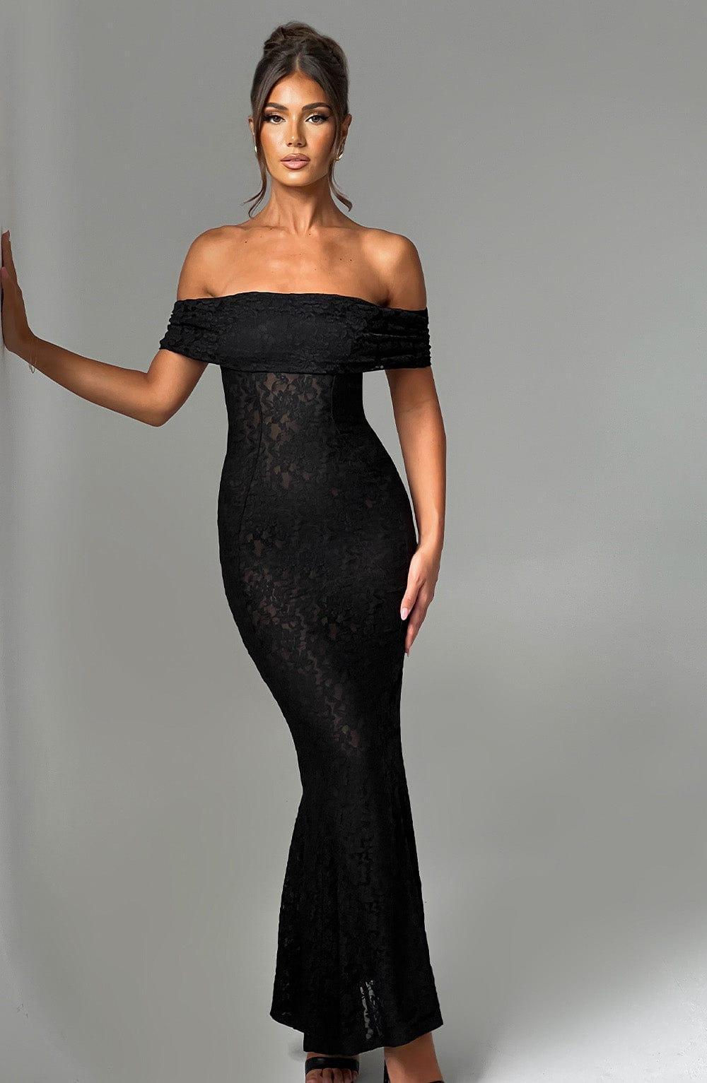 Stephanie Maxi Dress - Black Product Image