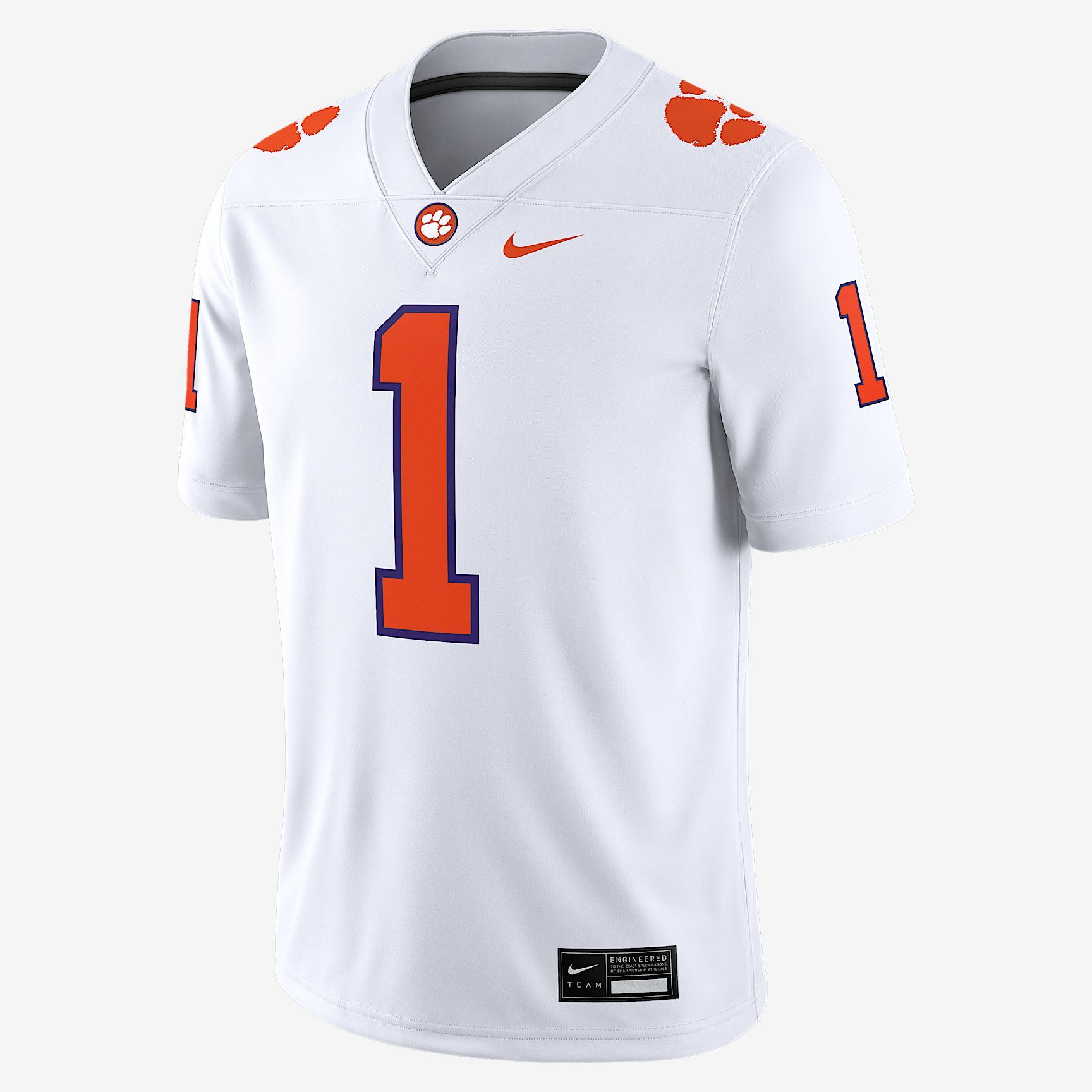 Clemson Nike Men's Dri-FIT College Game Jersey Product Image