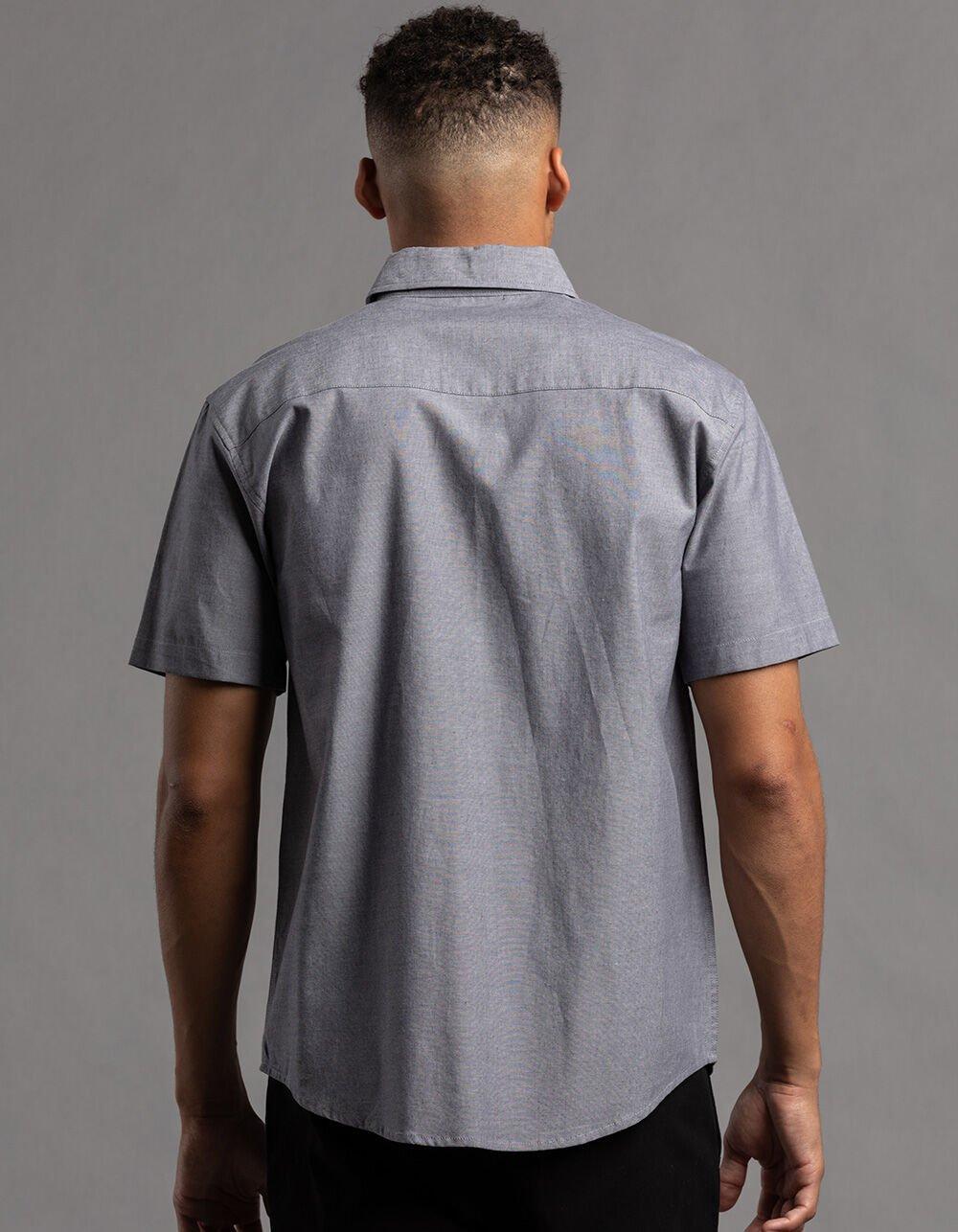 RSQ Mens Solid Chambray Button Up Shirt Product Image