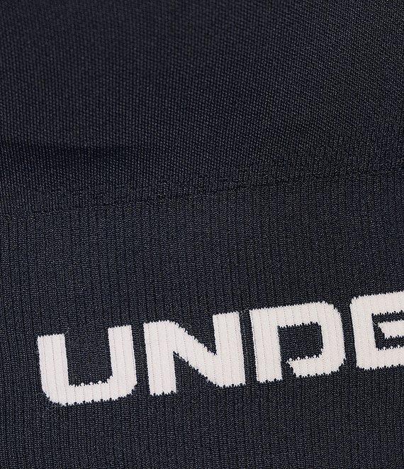 Under Armour Solid 4-Way Stretch Vanish Seamless Scoop Neck Sports Bra Product Image