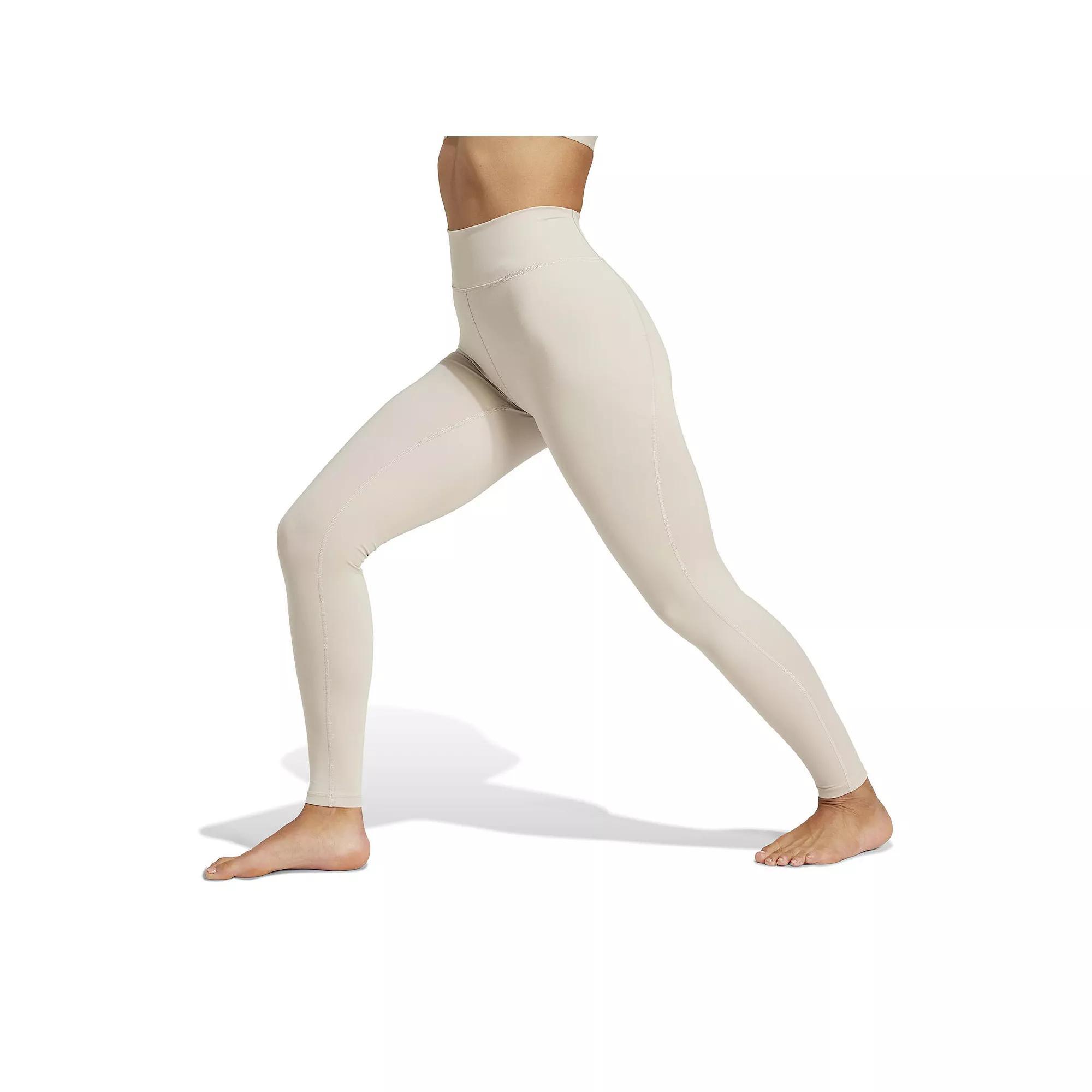 Women's adidas All Me Essentials Full-Length Leggings, Size: Medium, Wonder Beige Product Image