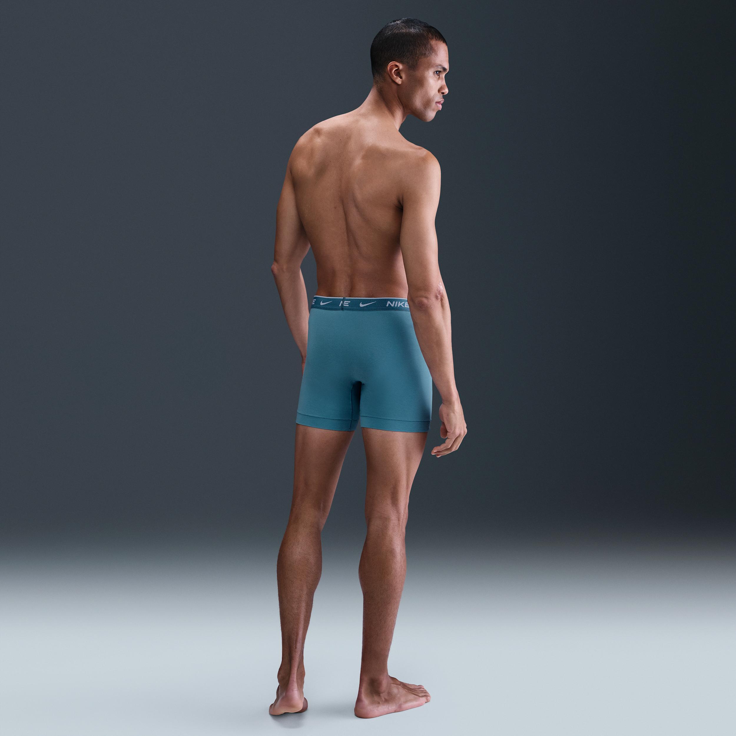 Nike Men's Dri-FIT Essential Cotton Stretch Boxer Briefs (3-Pack) Product Image