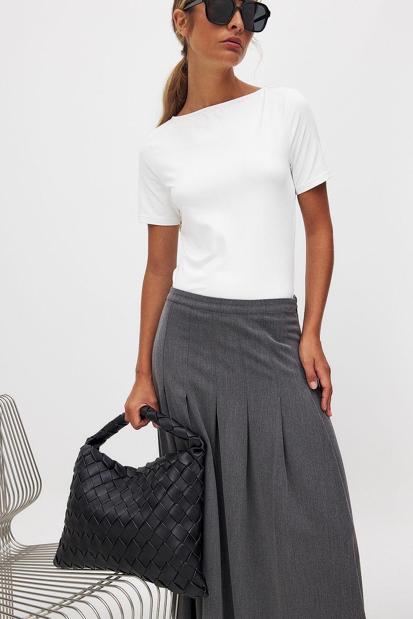 Triangular Woven Tote Bag Product Image