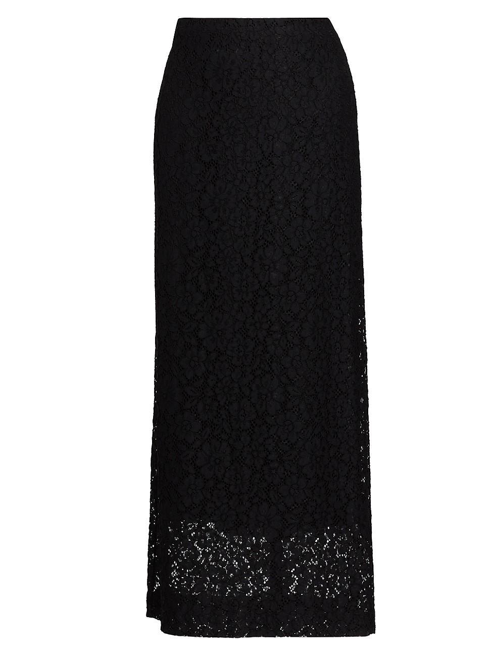 Womens Jasmine Stretch Lace Maxi Skirt Product Image