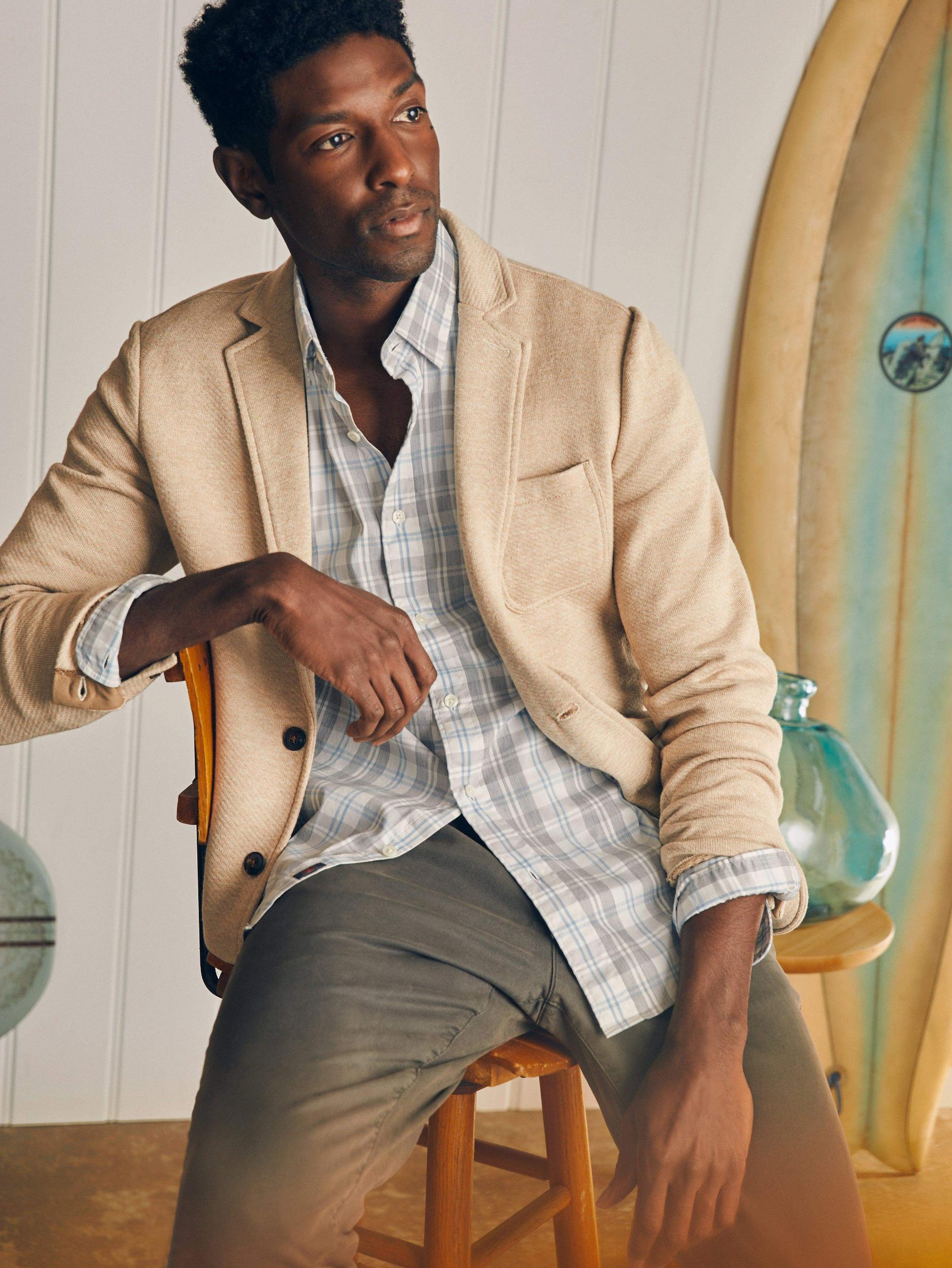 Movement™ Shirt - Grey Cream Plaid Male Product Image