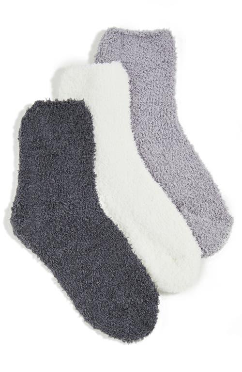 Stems 3 Pack Cozy Ankle Socks Ivory/Blush/Dusty One Size Product Image