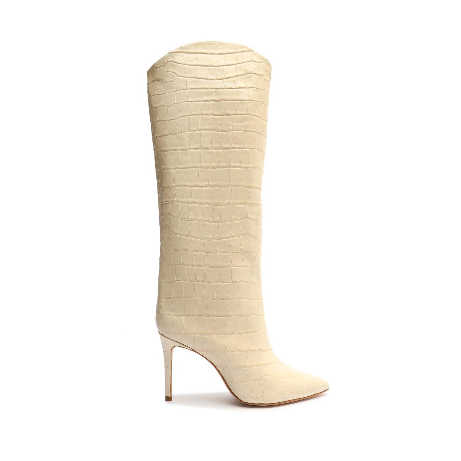 Maryana Crocodile-Embossed Leather Boot Product Image