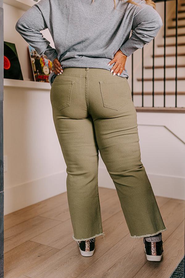 The McKenzie High Waist Jean In Sage Product Image