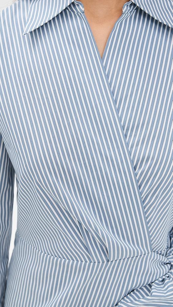 Vince Furrow Stripe Wrap Dress | Shopbop Product Image