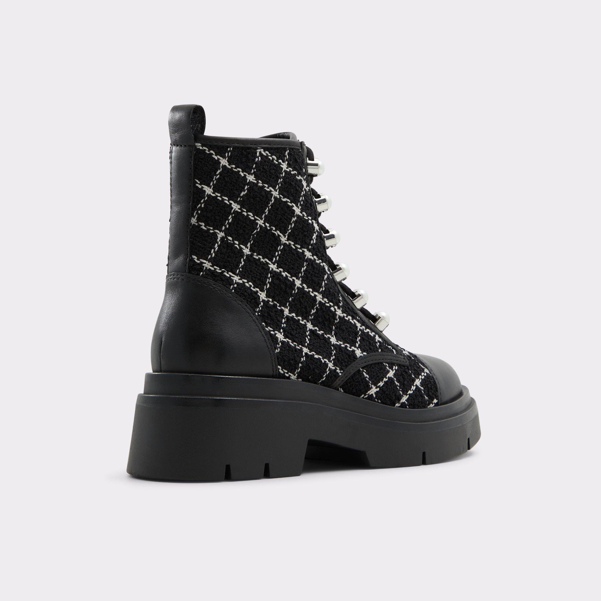 Marthia Other Black Textile Women's Combat boots | ALDO US Product Image