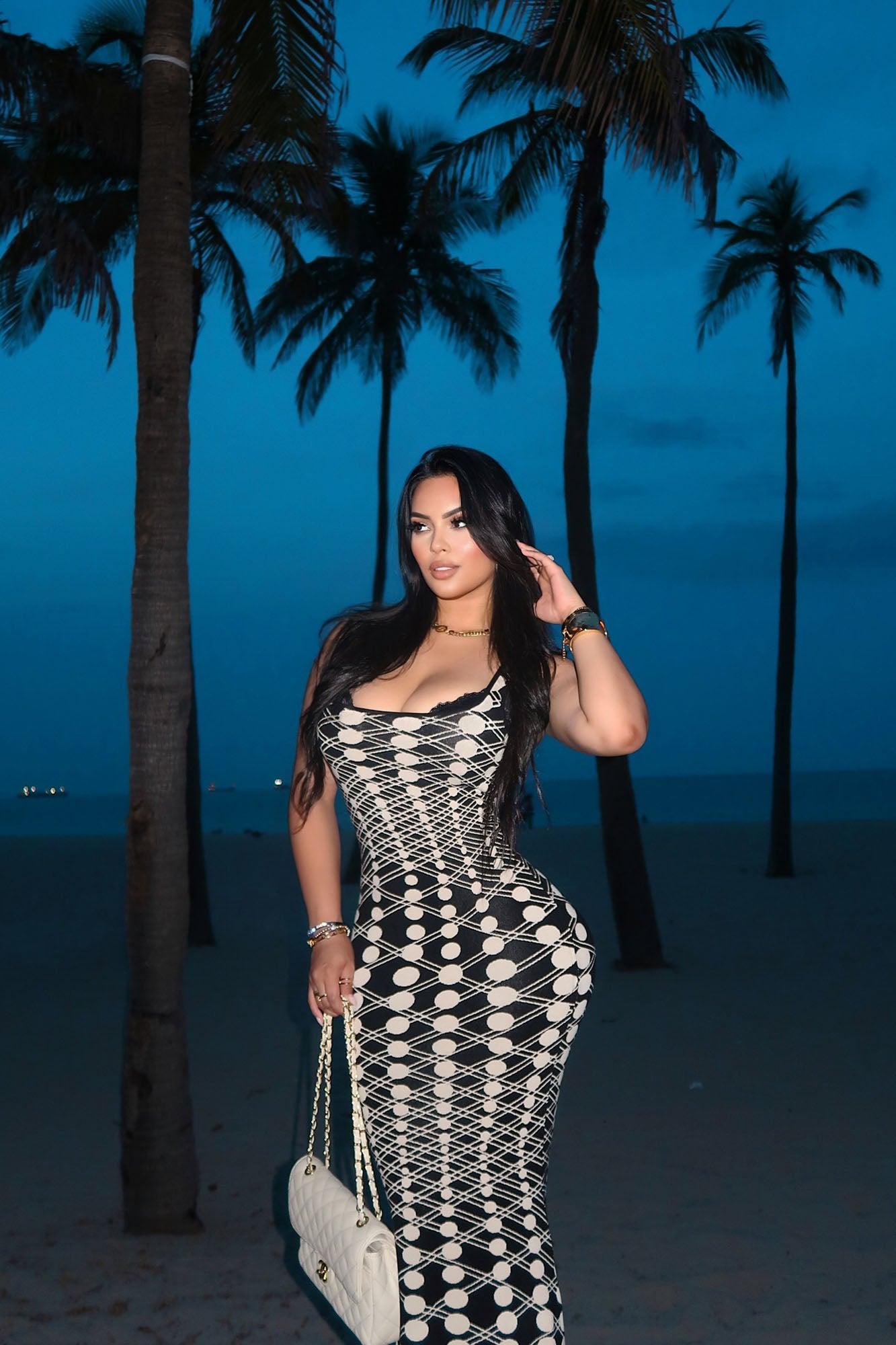 Sabrina Sweater Maxi Dress - Black/combo Product Image