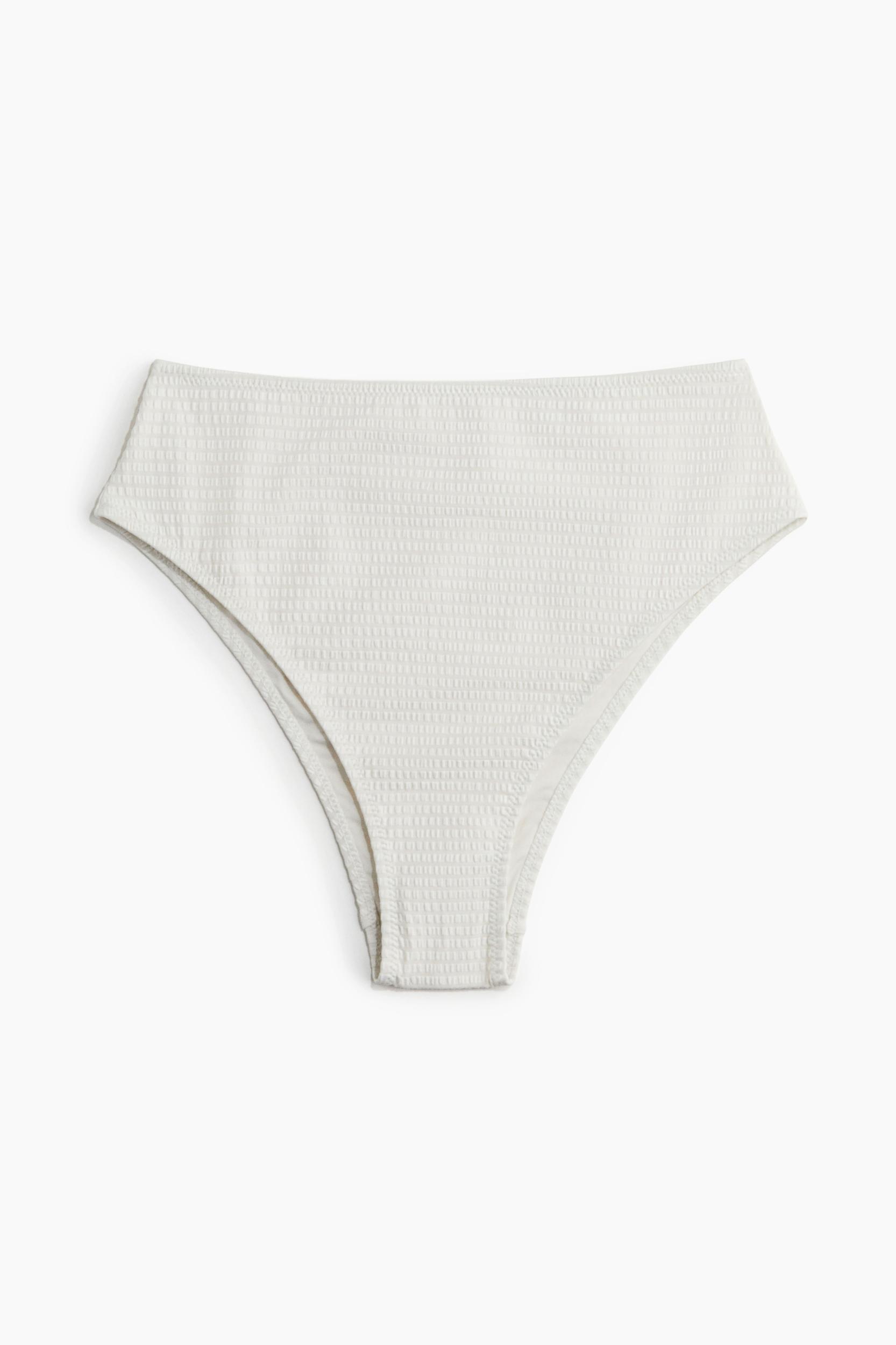 High Waist Cheeky Bikini Bottoms Product Image
