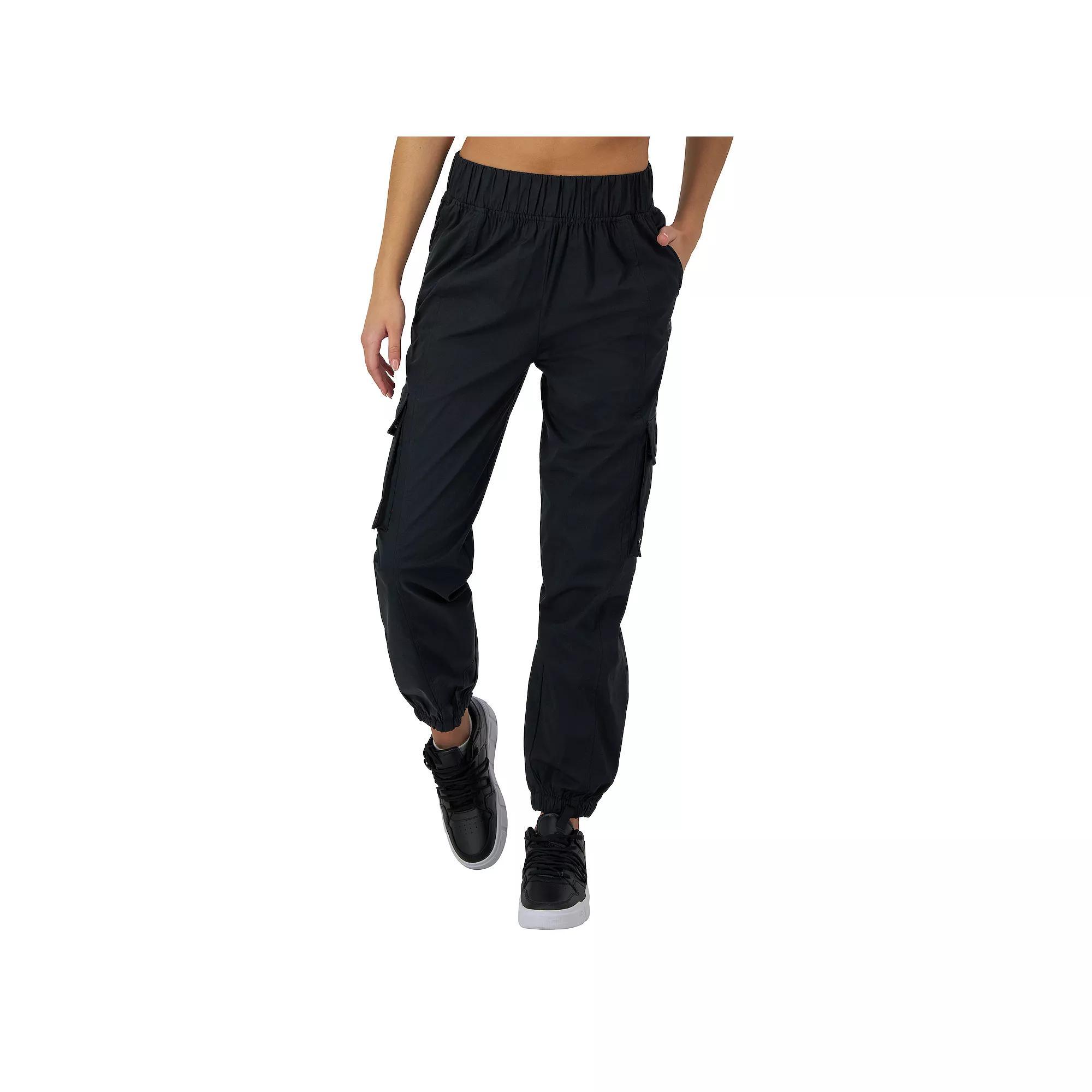 Women's Champion® Woven Cargo Pants, Size: XXL, Black Product Image