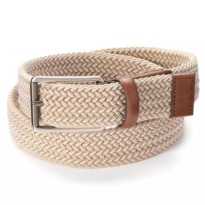 Mens Grand Slam Elastic Dress Golf Belt Green Product Image