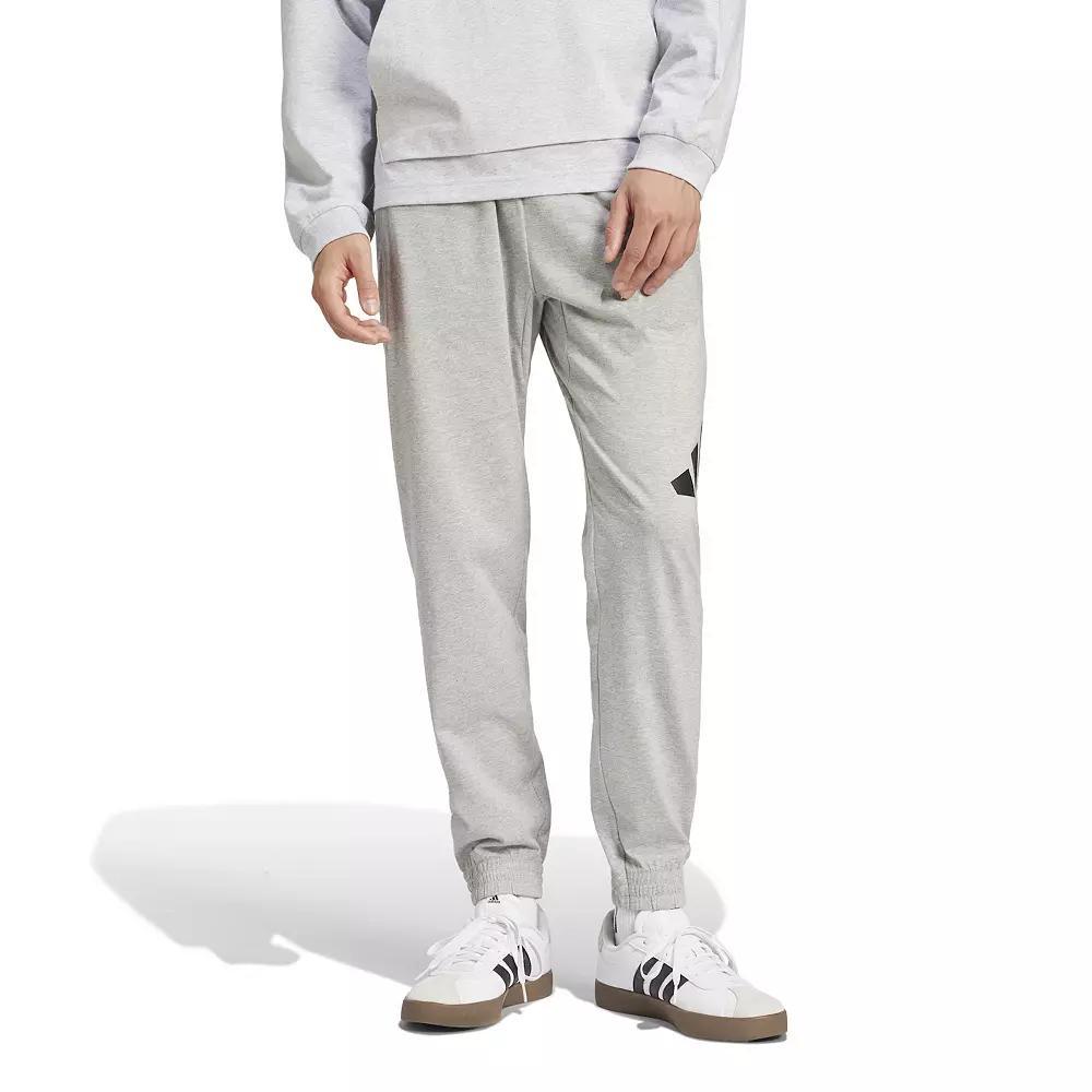 Men's adidas Essentials Big Loo Single Jersey Sportswear Pants, Size: XXL, Medium Grey Grey Product Image