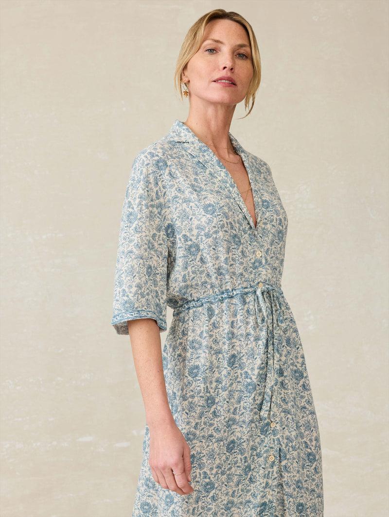 Island Dress - Blue Water Floral Product Image