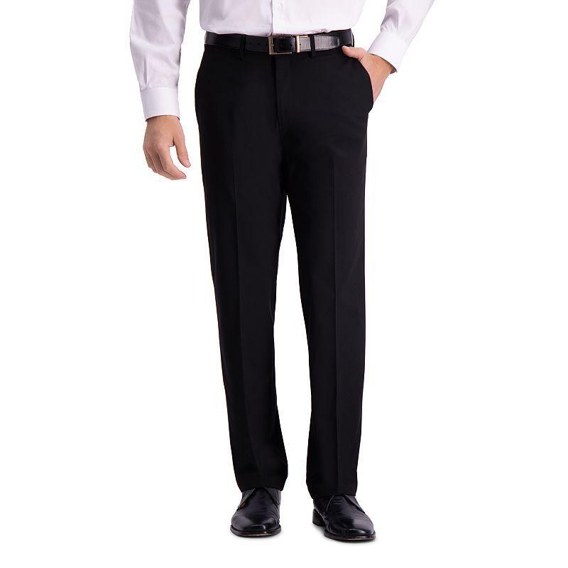 Mens J.M. Haggar Premium Flex-Waist Straight-Fit 4-Way Stretch Flat-Front Dress Pants, Mens Product Image