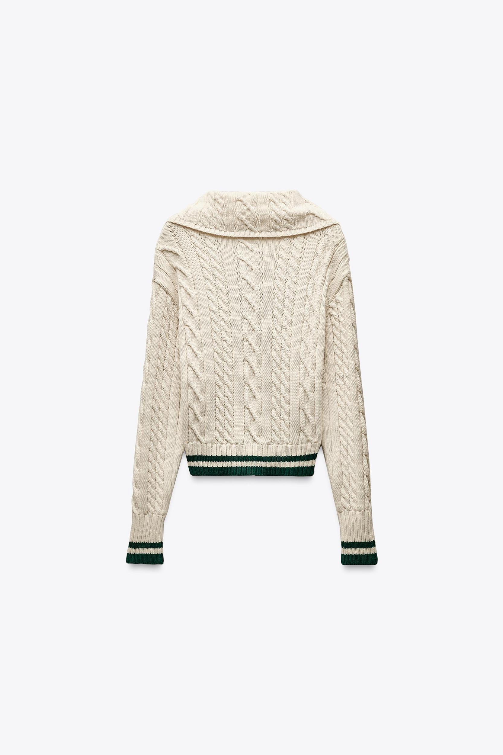 CABLE KNIT SWEATER Product Image