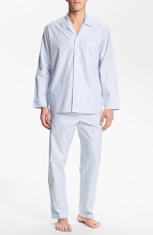 Mens Piped Pajama Set Product Image