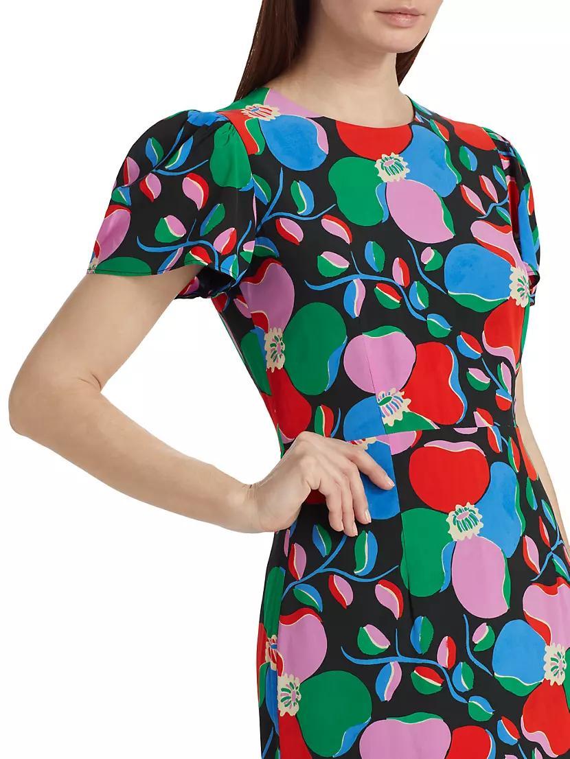 Lulani Geometric Floral Maxi Dress Product Image