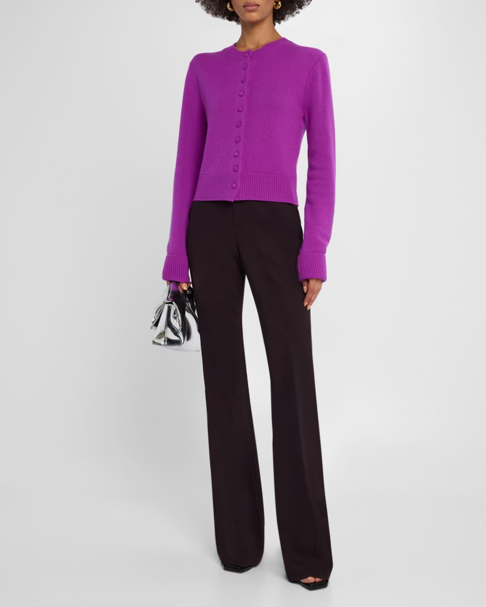 Skyler Cropped Cashmere Cardigan  Product Image
