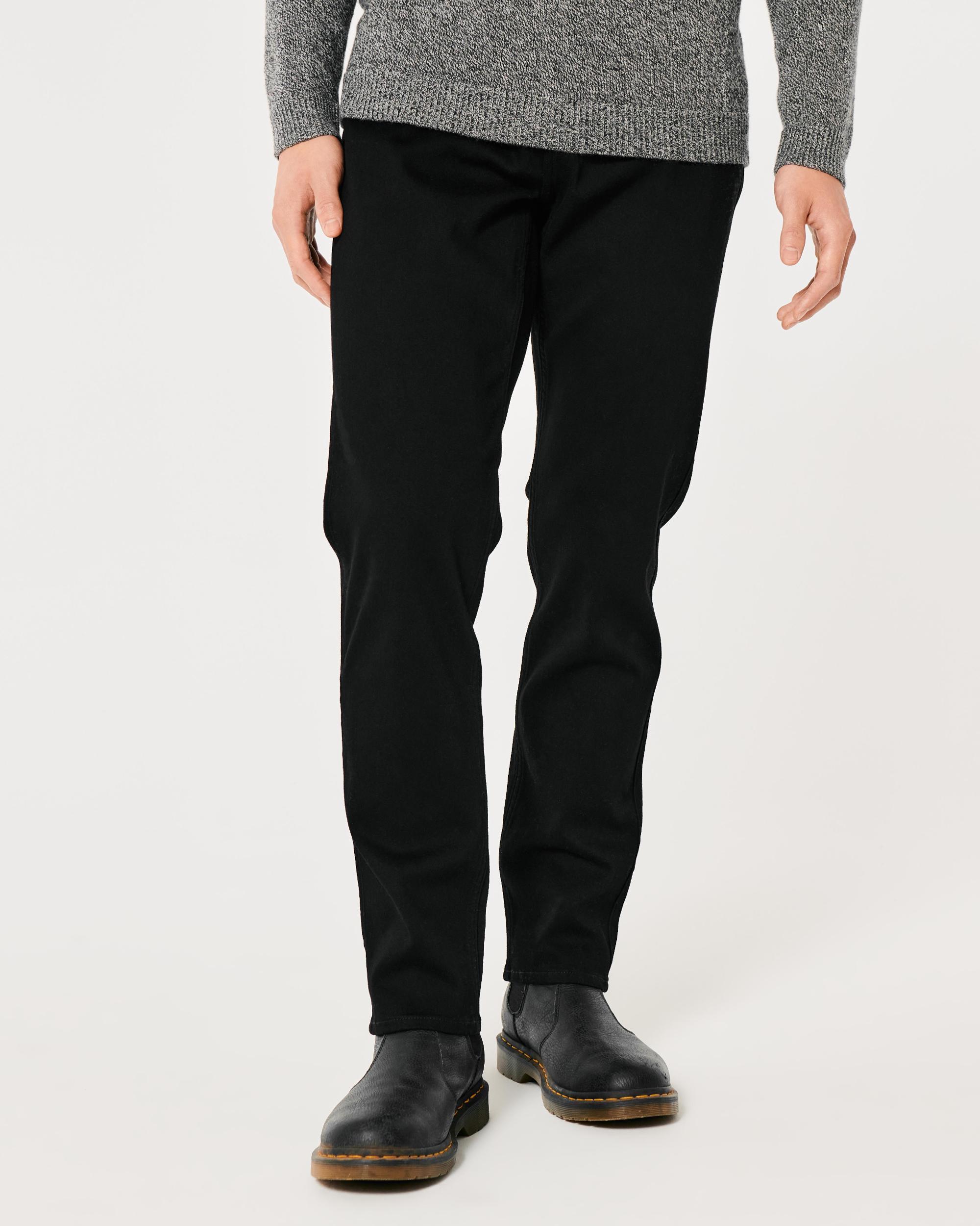 Light Wash Athletic Slim Straight Jeans Product Image
