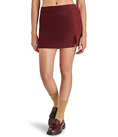 Steve Madden Cameron Stretch Suiting Mini Skirt Product Image