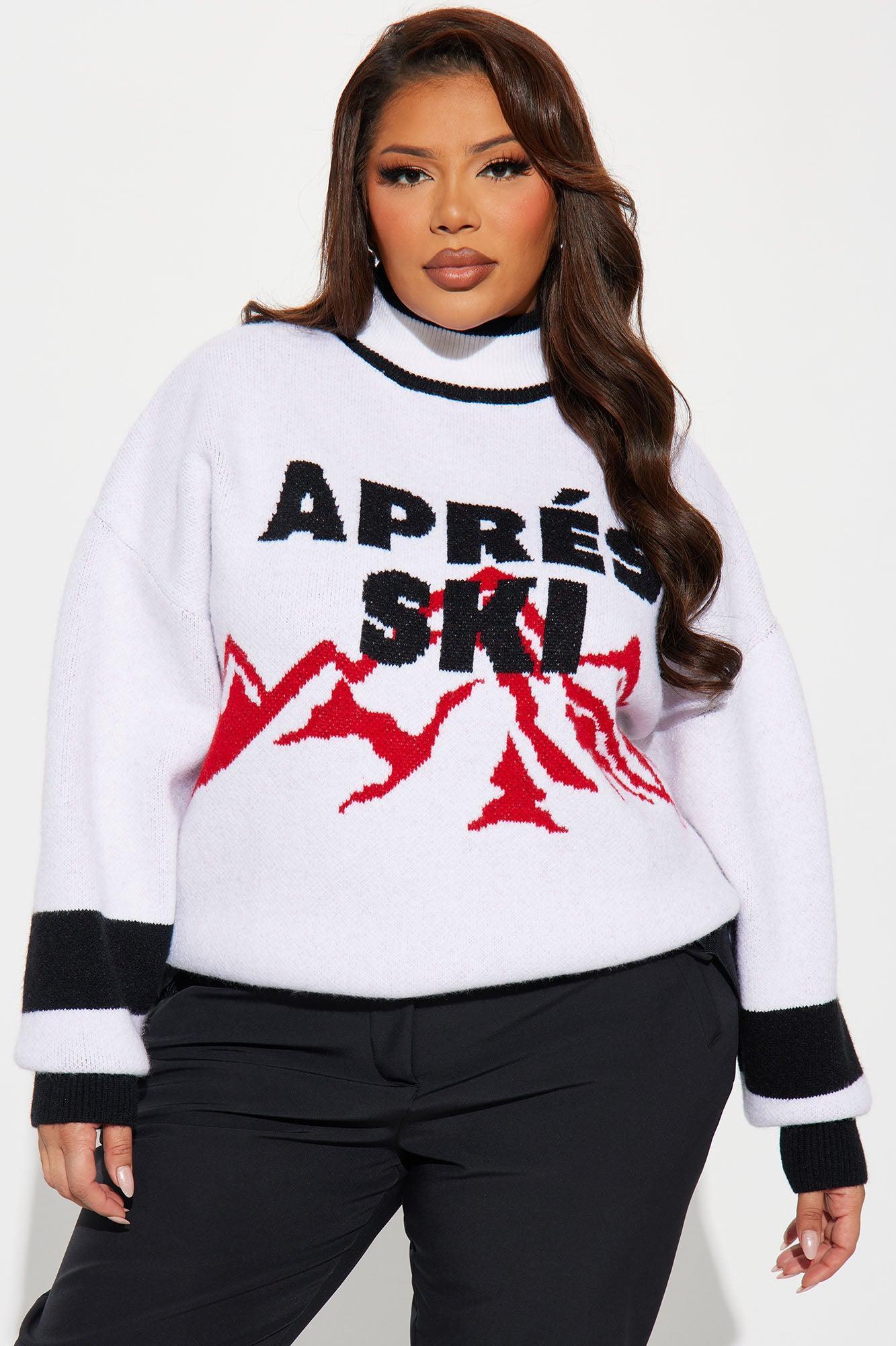 Après Ski Pullover Sweater - White/combo Product Image